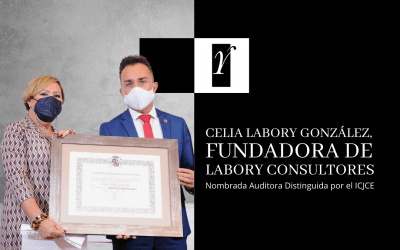 Celia Labory González, fundadora de Laborý Consultores, nombrada Auditora Distinguida por el ICJCE.