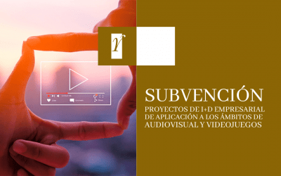 Subvención proyectos de I+D empresarial de aplicación a los ámbitos de audiovisual y de los videojuegos