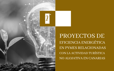 Subvenciones para financiar proyectos de eficiencia energética en pymes que prestan servicios en el ámbito de la actividad turística no alojativa ubicadas en el ámbito territorial de la Comunidad Autónoma de Canarias